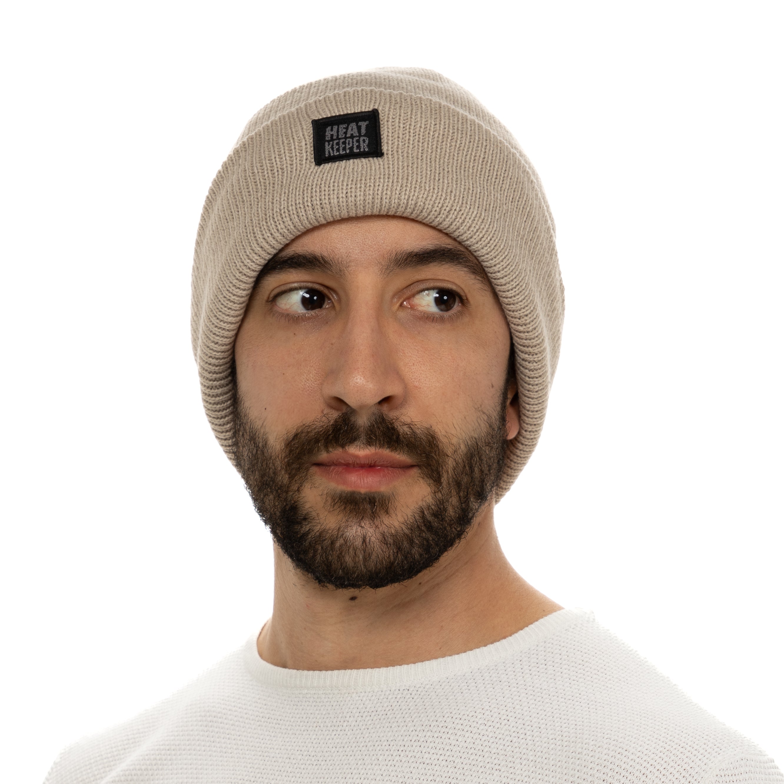 Gorro Térmico Heatkeeper Resistente Água e Vento - Bege