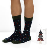 Caja de Regalo con 3 Pares de Calcetines de Navidad para Hombre