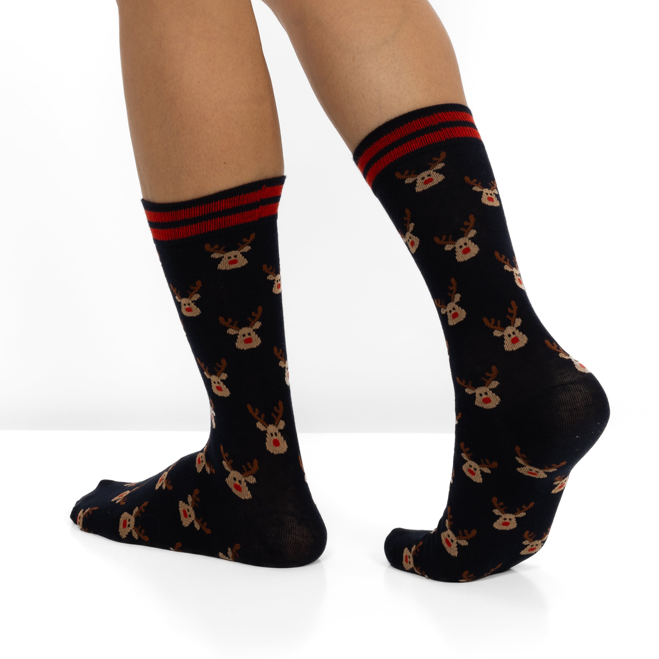 Calendario de Adviento de Navidad para Hombre - Papá Noel (Pack 12 pares)