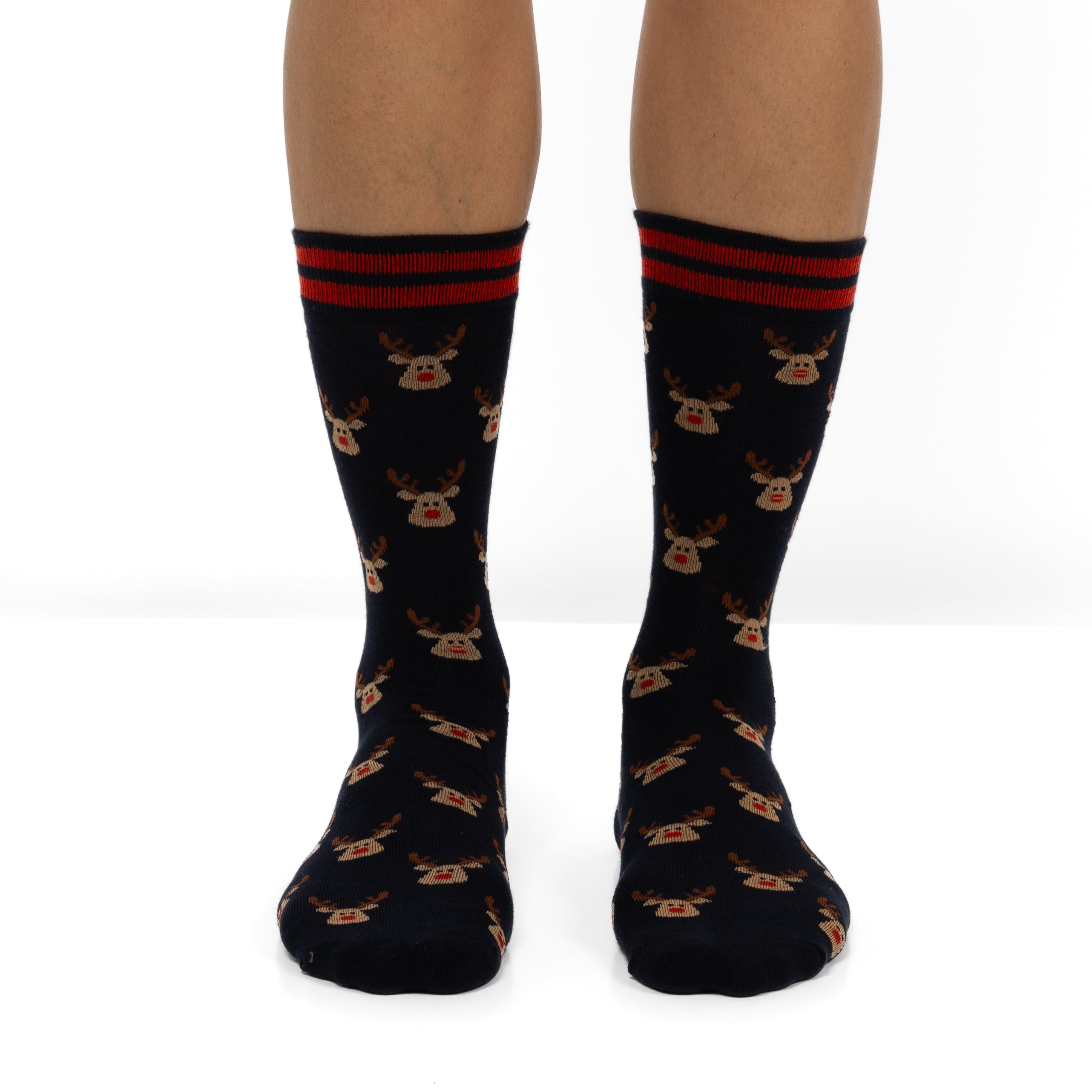 Calendario de Adviento de Navidad para Hombre - Papá Noel (Pack 12 pares)