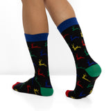 Calendario de Adviento de Navidad para Hombre - Papá Noel (Pack 12 pares)