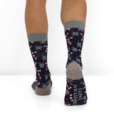 Caja de Regalo con 3 Pares de Calcetines de Navidad para Hombre