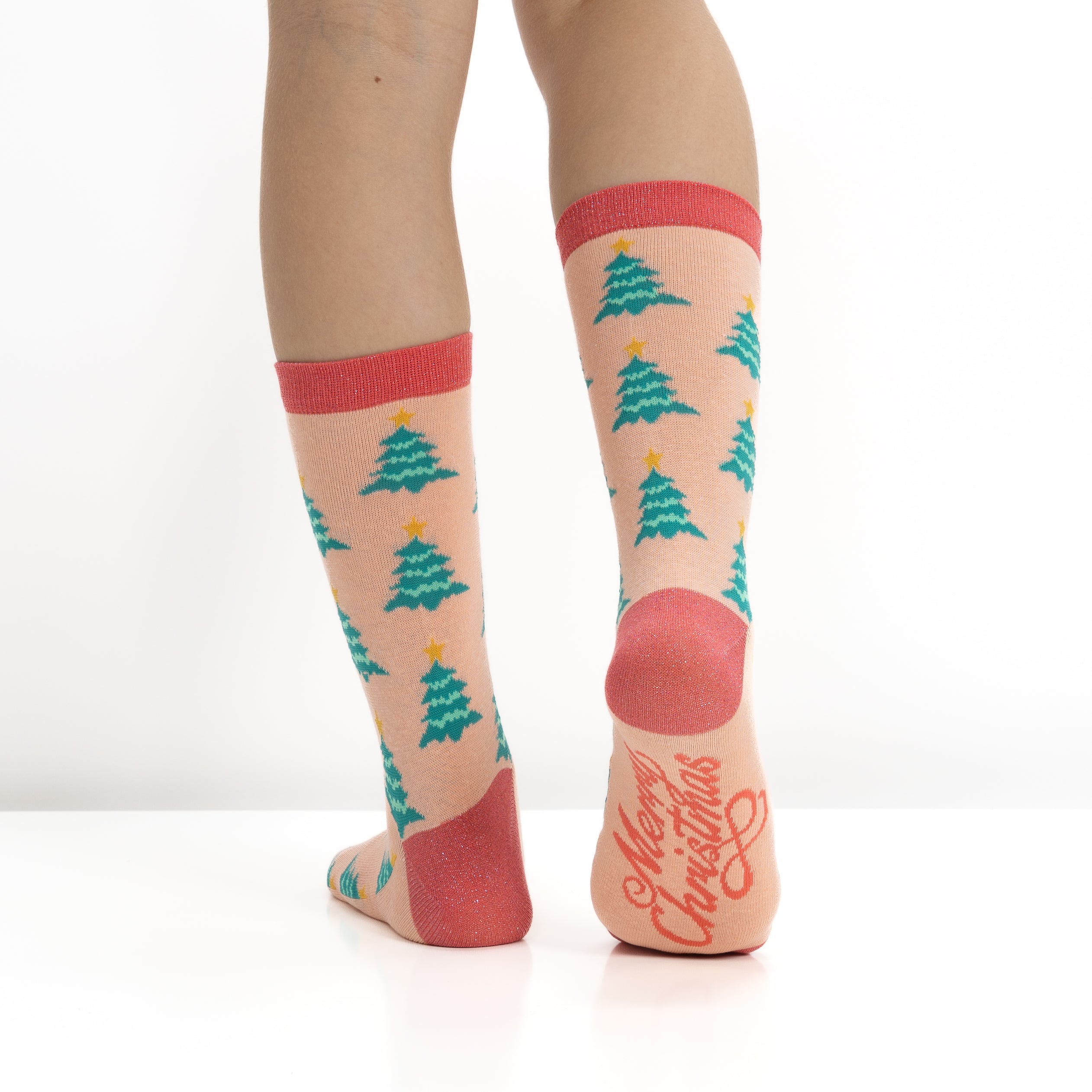 Bola de Navidad con 2 pares de Calcetines para Mujer