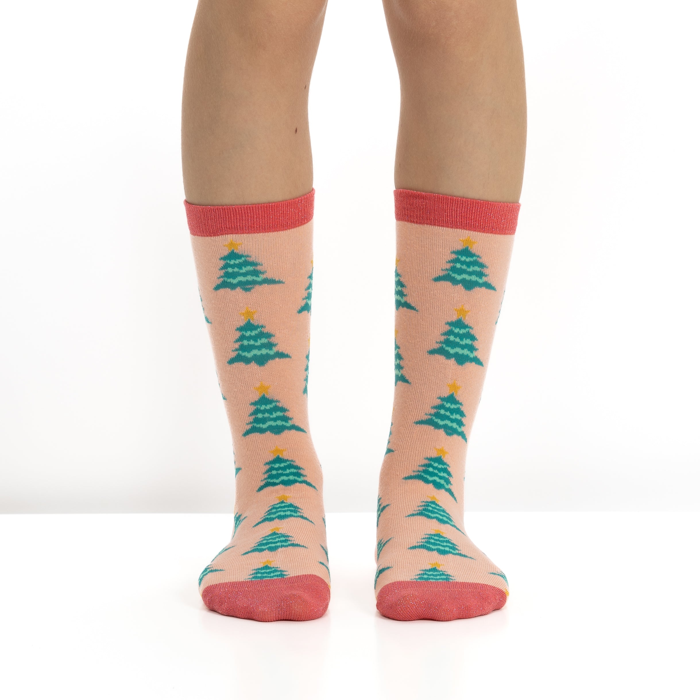 Bola de Navidad con 2 pares de Calcetines para Mujer