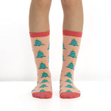 Bola de Navidad con 2 pares de Calcetines para Mujer