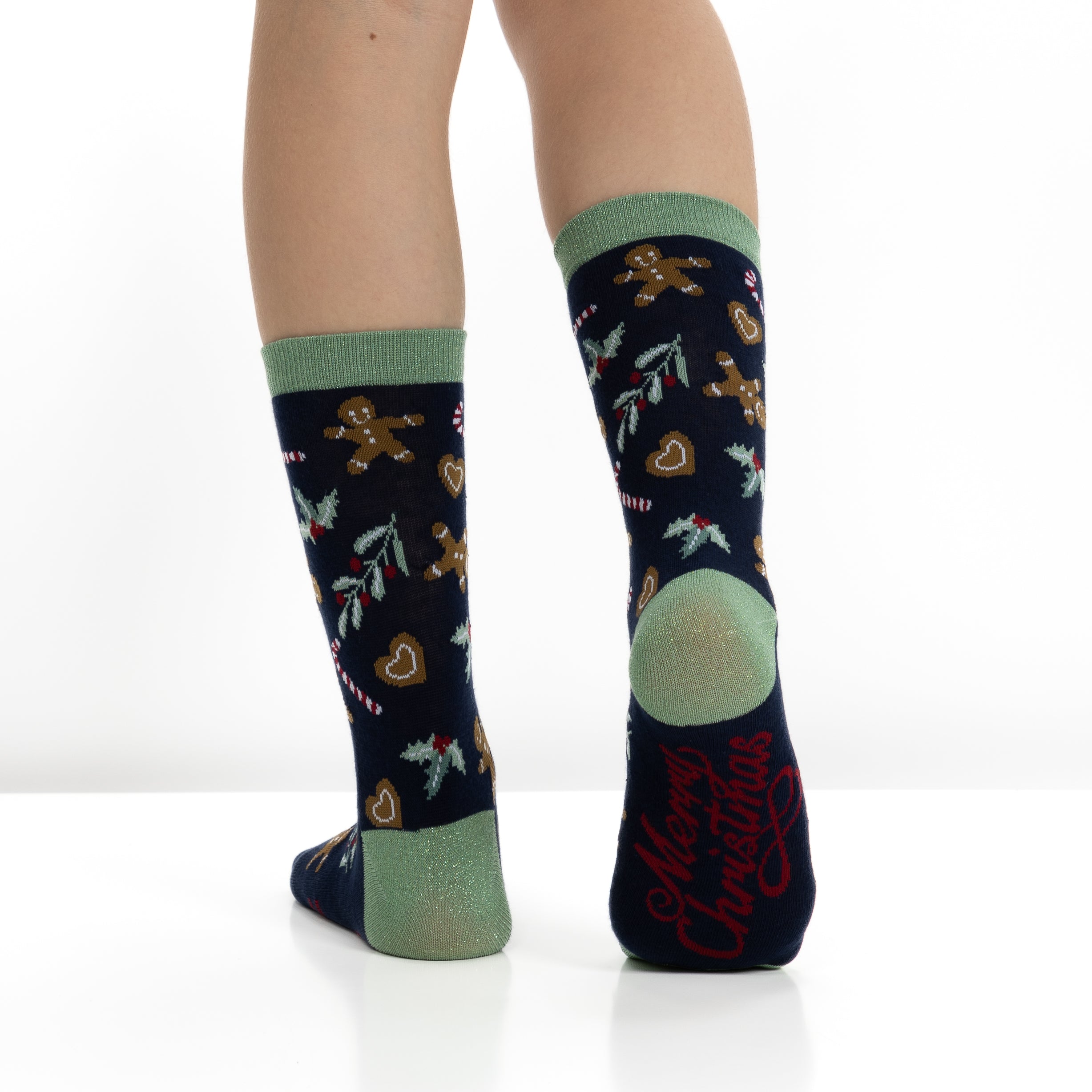 Bola de Navidad con 2 pares de Calcetines para Mujer