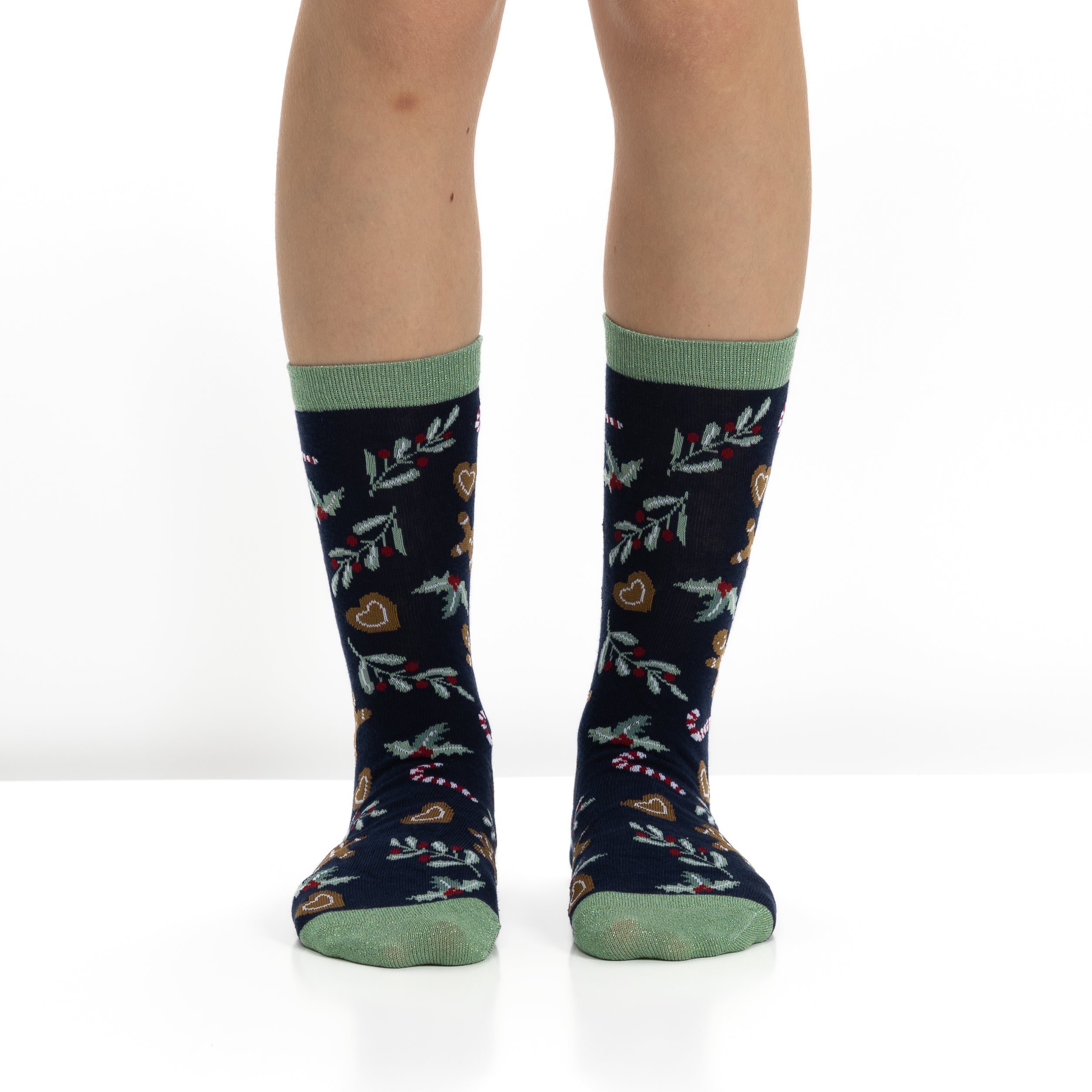 Bola de Navidad con 2 pares de Calcetines para Mujer