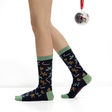 Bola de Navidad con 2 pares de Calcetines para Mujer
