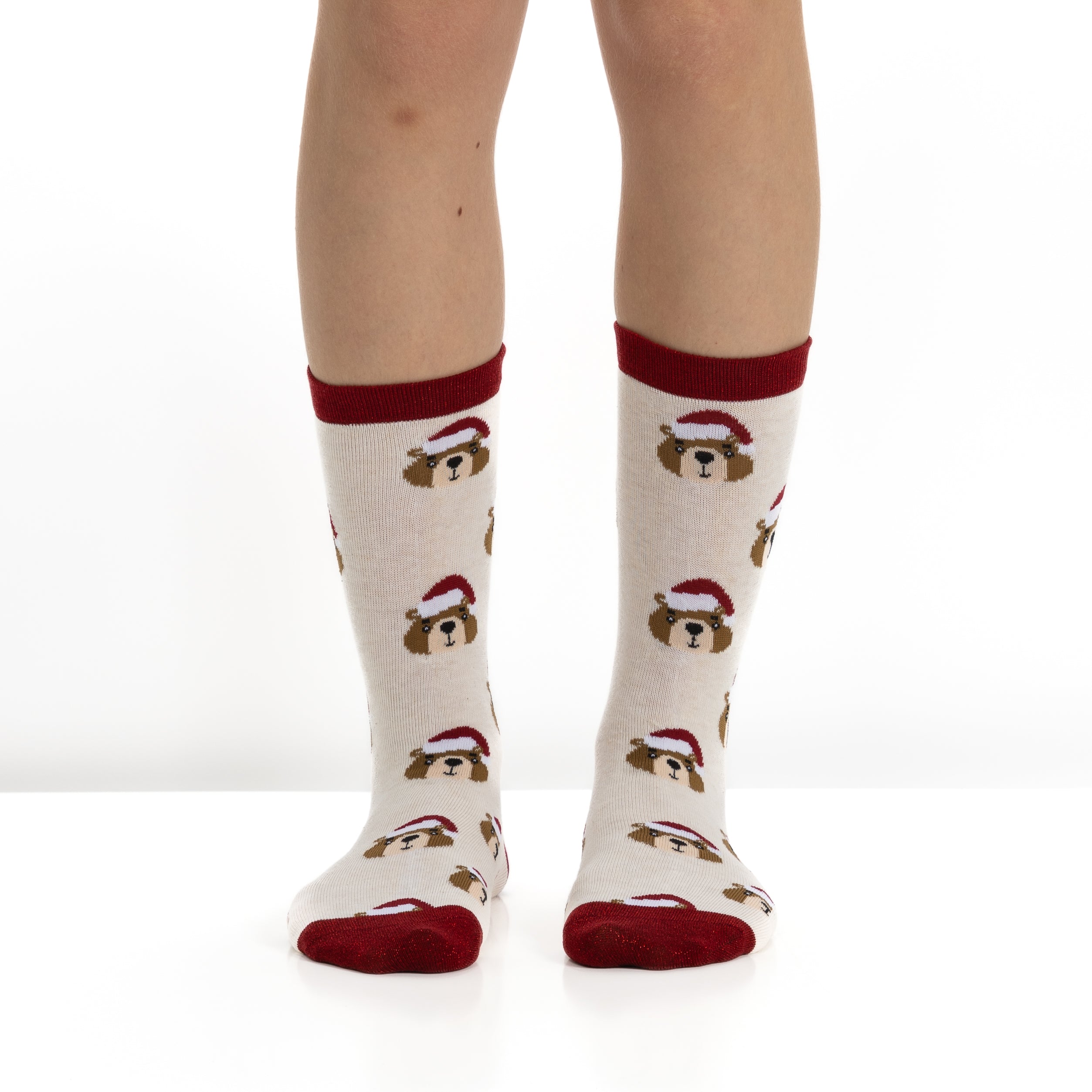 Bola de Navidad con 2 pares de Calcetines para Mujer