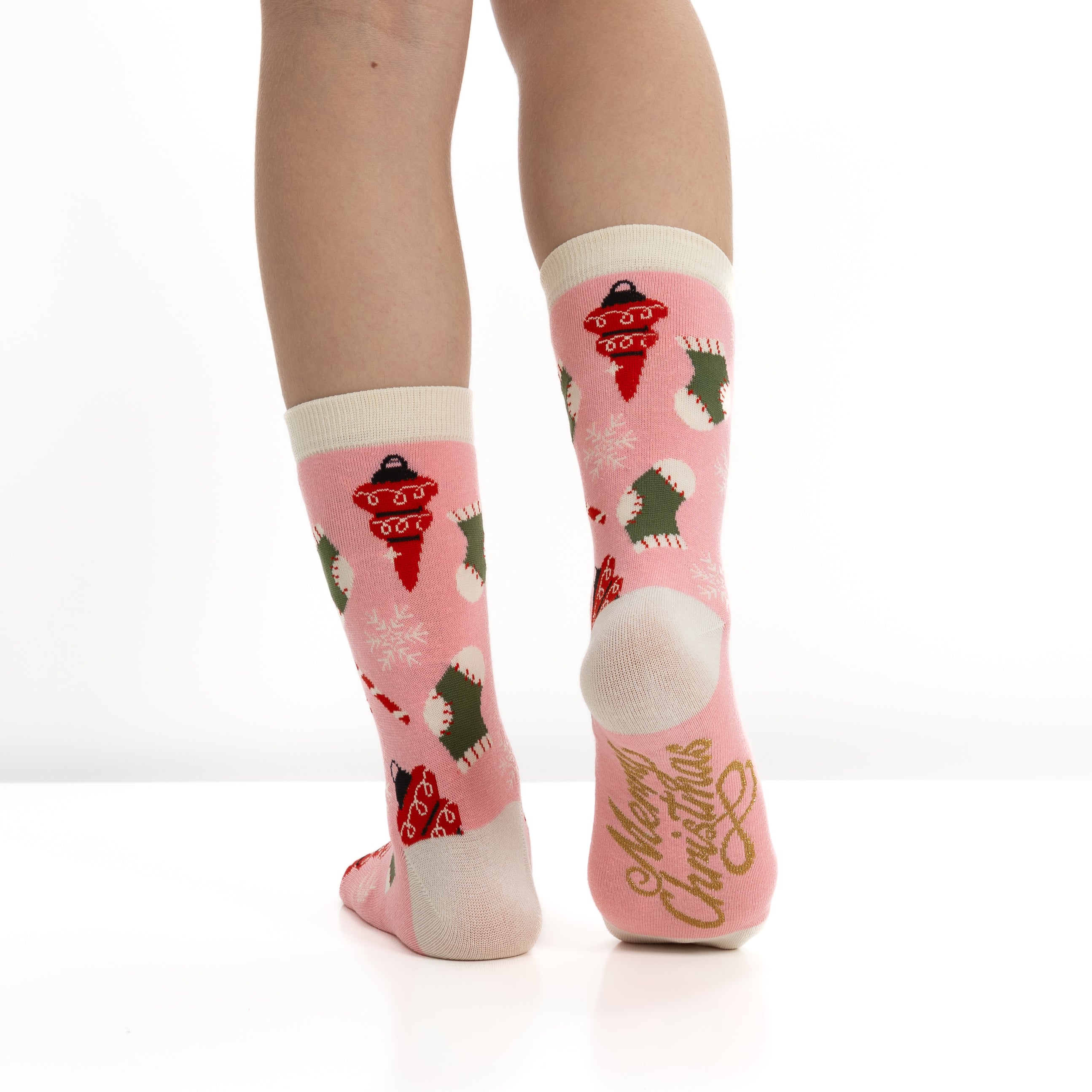 Bola de Navidad con 2 pares de Calcetines para Mujer
