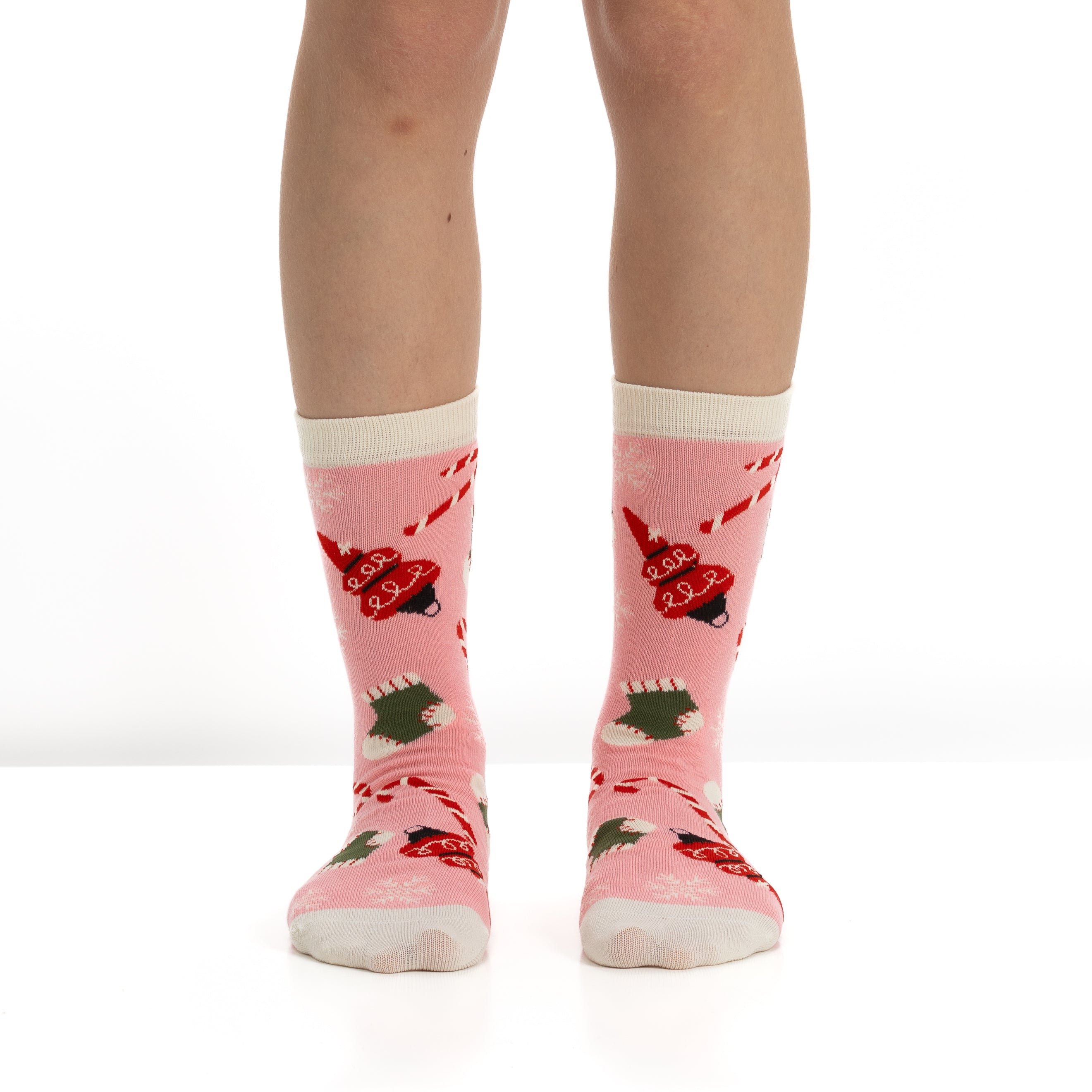 Bola de Navidad con 2 pares de Calcetines para Mujer