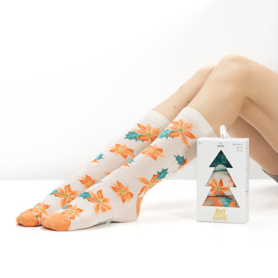 Caja de Regalo con 3 Pares de Calcetines de Navidad para Mujer