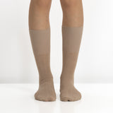 Pack de 3 Calcetines de Modal Antipress Beige