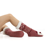 Calcetines Antideslizantes y Calientes de Navidad para Mujer – Papá Noel