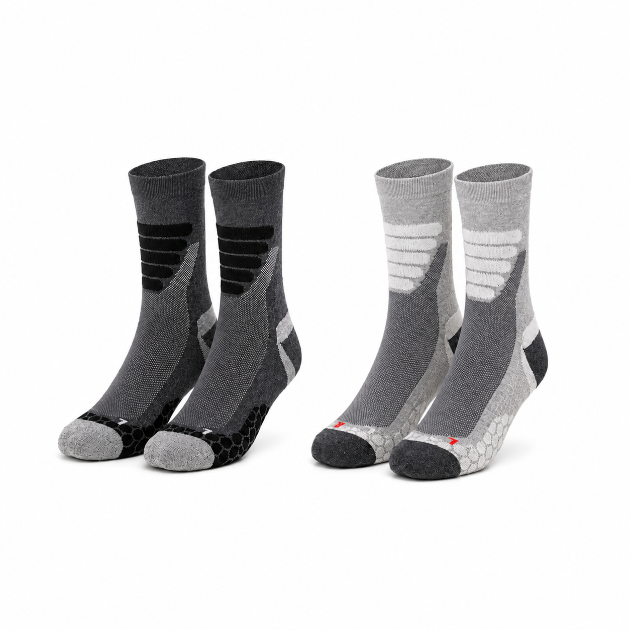 Paquete de 2 pares de calcetines técnicos de senderismo  