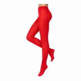 Pantis Mujer “Party Skin” • Microfibra • 60 DEN • Rojo