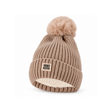 Gorro Térmico Heatkeeper TOG 1,9 com Pompom e Forro Polar • Bege