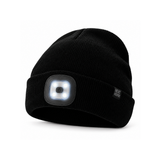 Gorro Térmico Heatkeeper TOG 3,4 com Luz LED Recarregável • Preto