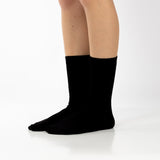 Meias em Bambu "Silk Touch" Suavidade Extrema • Pack 3 Pares • Preto