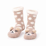 Calcetines de Casa Suaves y Antideslizantes con Orejas 3D • Beige