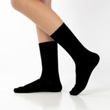 Meias em Bambu "Silk Touch" Suavidade Extrema • Pack 3 Pares • Preto