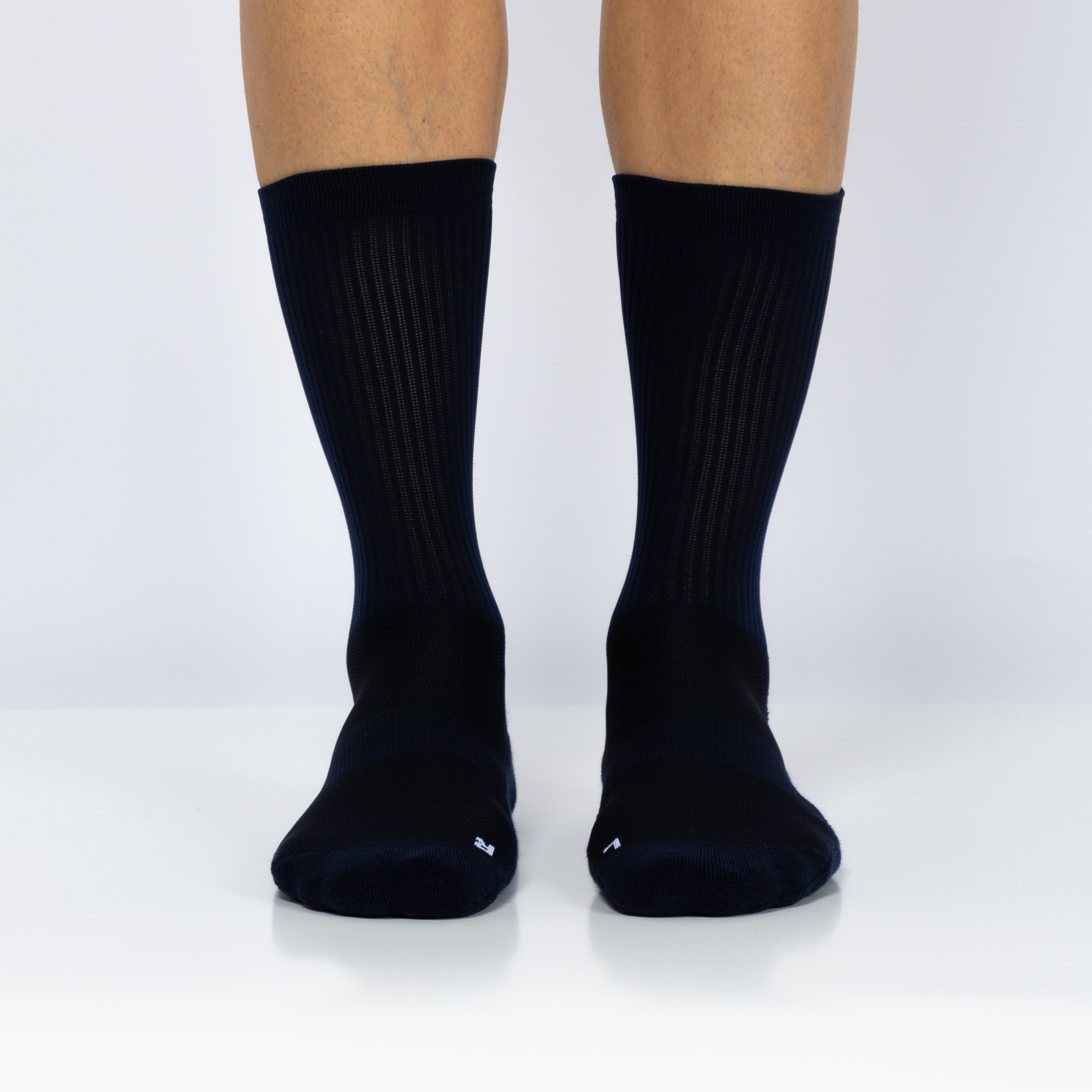 Meias com antiderrapante (grip), na cor azul, para desporto como o futebol ou futsal..
