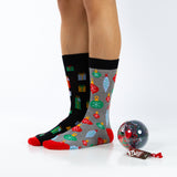 Bola de Navidad con 2 pares de calcetines hombre navideños