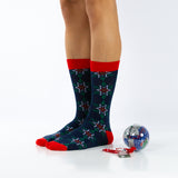 Bola de Navidad con 2 pares de calcetines hombre navideños