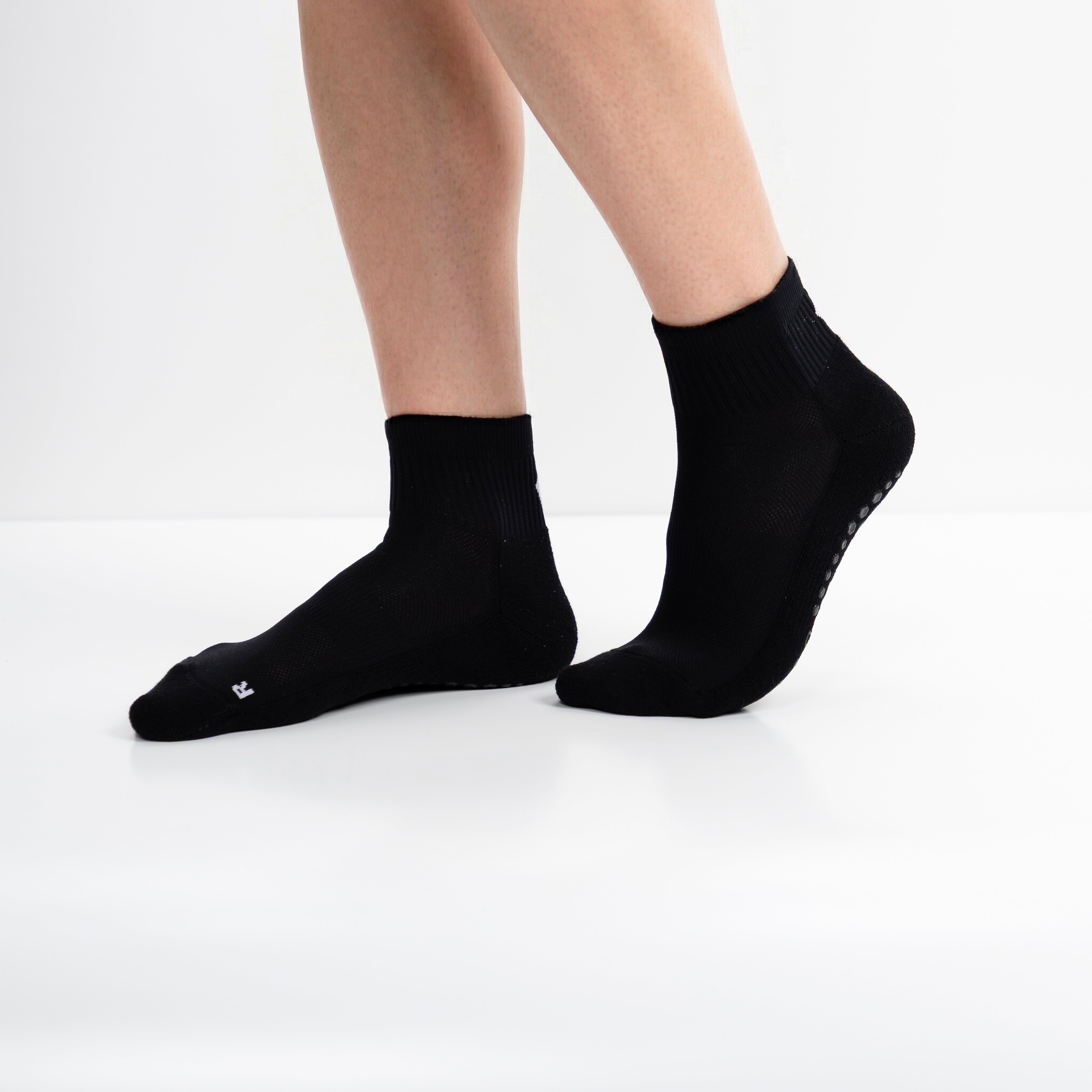 Calcetines Pilates & Yoga “Grip Balance” • Estabilidad y Seguridad • Pack 3 Pares • Negro