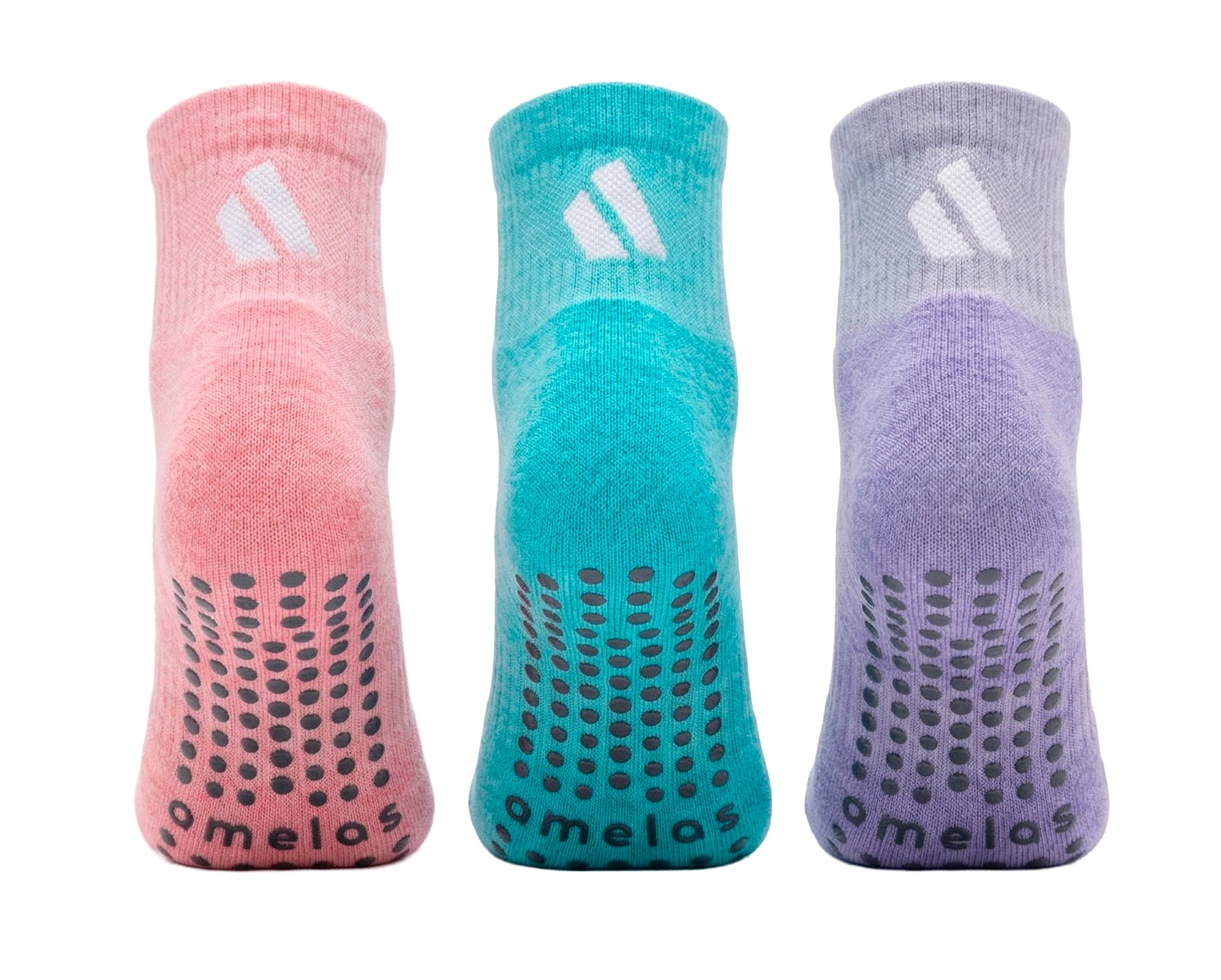 Calcetines Pilates & Yoga “Grip Balance” • Estabilidad y Seguridad • Pack 3 Pares • Multi Color