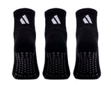 Calcetines Pilates & Yoga “Grip Balance” • Estabilidad y Seguridad • Pack 3 Pares • Negro