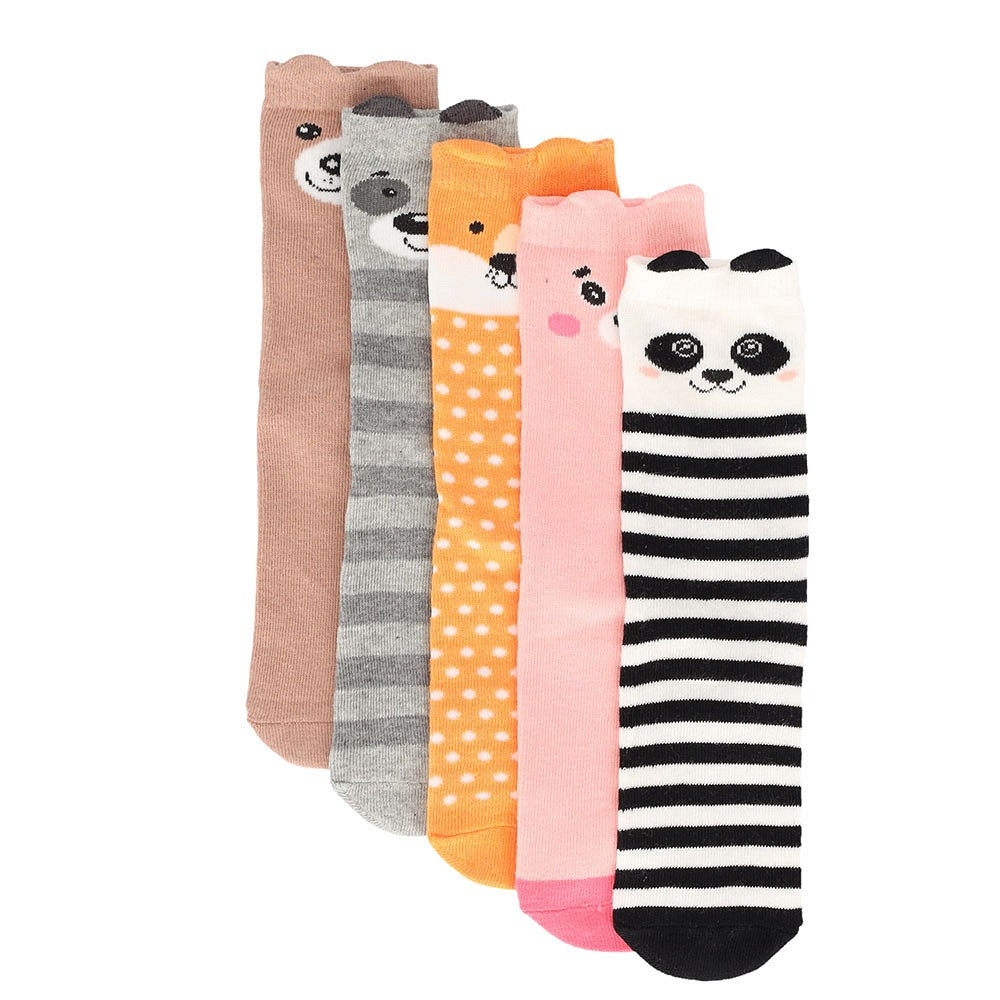 Pack 5 Pares Calcetines Algodon 3D Trendy Niño