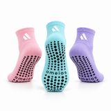 Calcetines Pilates & Yoga “Grip Balance” • Estabilidad y Seguridad • Pack 3 Pares • Multi Color