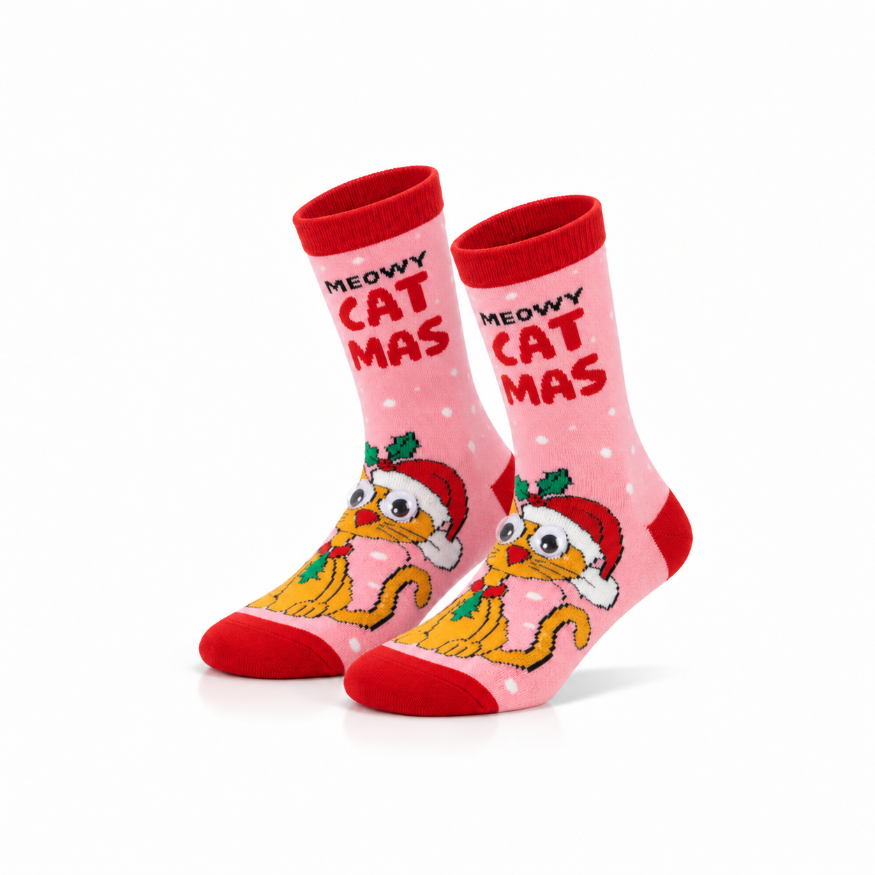 Calcetines de Navidad Antideslizantes para Niños - "Catmas"