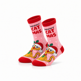 Calcetines de Navidad Antideslizantes para Niños - "Catmas"
