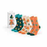 Caja de Regalo con 3 Pares de Calcetines de Navidad para Mujer