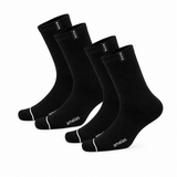 Calcetines “Elite Crew” • Comodidad y Resistencia • Algodón Superior • Pack 2 Pares • Negro