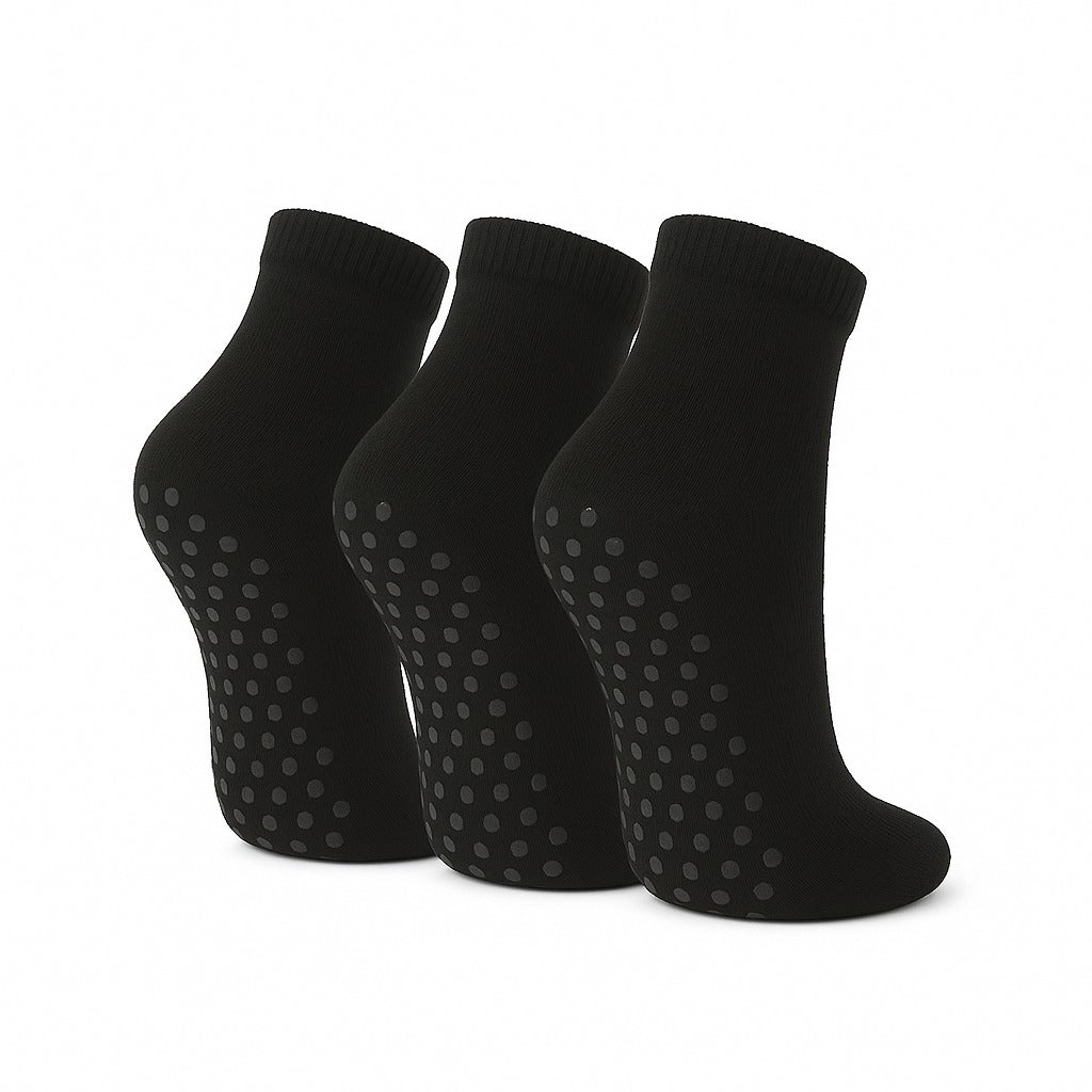 Pack de 3 Pares de Calcetines Antideslizantes de Aldodón