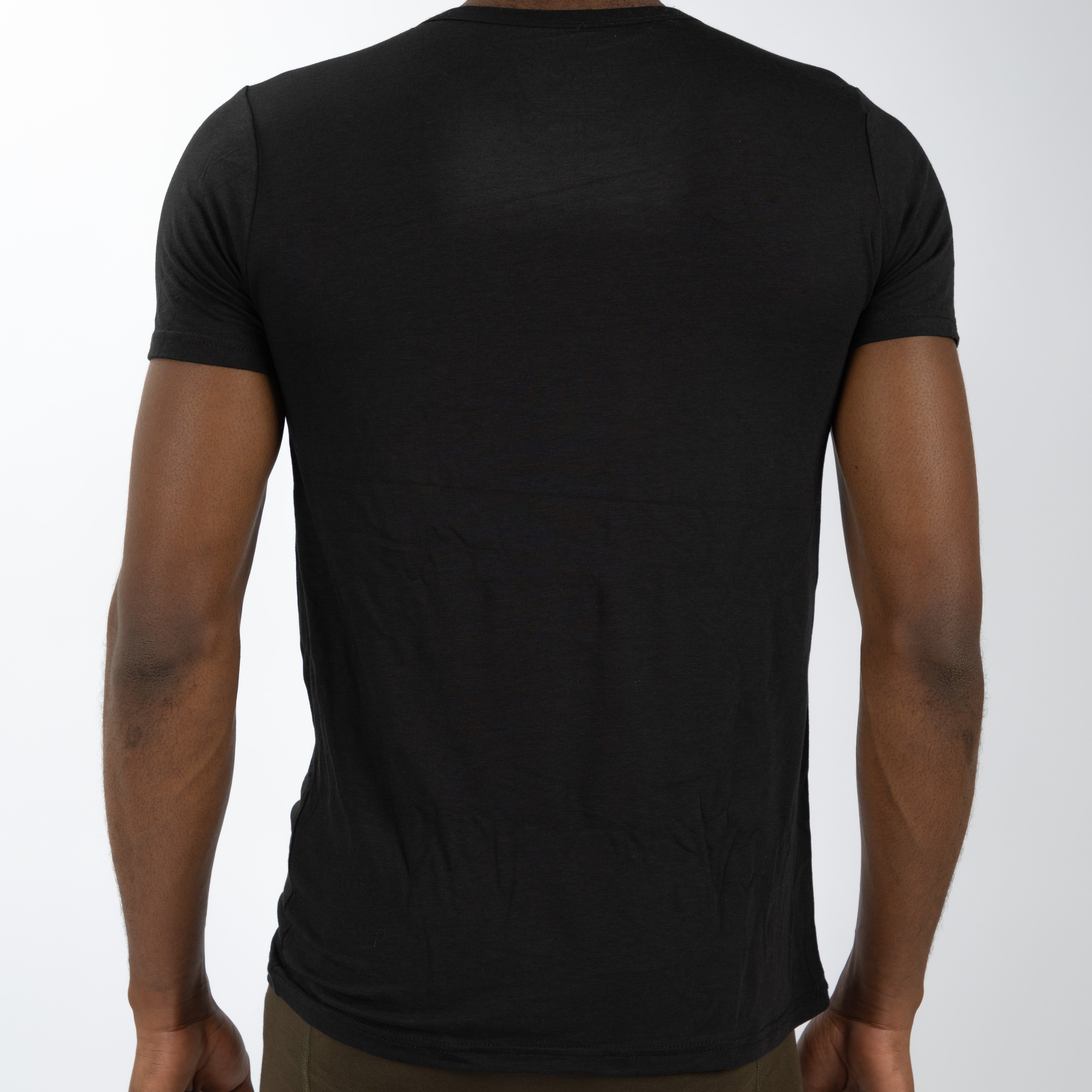 Pack 2 T-Shirts Em Fibra de BAMBU Lisas Preto