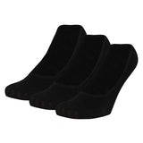 Pack de 3 pares de calcetines invisibles lisos con plantilla de bambú