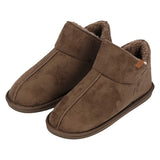Botas de casa em camurça para mulher, quentes e confortáveis, com sola antiderrapante. Perfeitas para os dias frios de inverno.