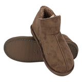 Botas de casa em camurça para mulher, quentes e confortáveis, com sola antiderrapante. Perfeitas para os dias frios de inverno.