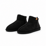 Botines de Interior Mujer “Cozy Feet” • Efecto Ante con Forro Polar • Negro