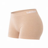 Boxers Mujer "Bamboo Skin" • Suaves y Sin Costuras • Pack 3 • Beige