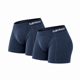 Boxers Hombre "Bamboo Comfort" • Tacto Ultrasuave Bambú • Pack 2 • Marino