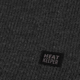 Cachecol térmico de malha Heatkeeper em cinza escuro, ideal para inverno e atividades ao ar livre