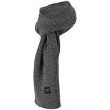 Cachecol térmico de malha Heatkeeper em cinza, ideal para inverno e atividades ao ar livre