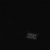 Cachecol térmico de malha Heatkeeper para homem, preto, ideal para inverno e atividades ao ar livre
