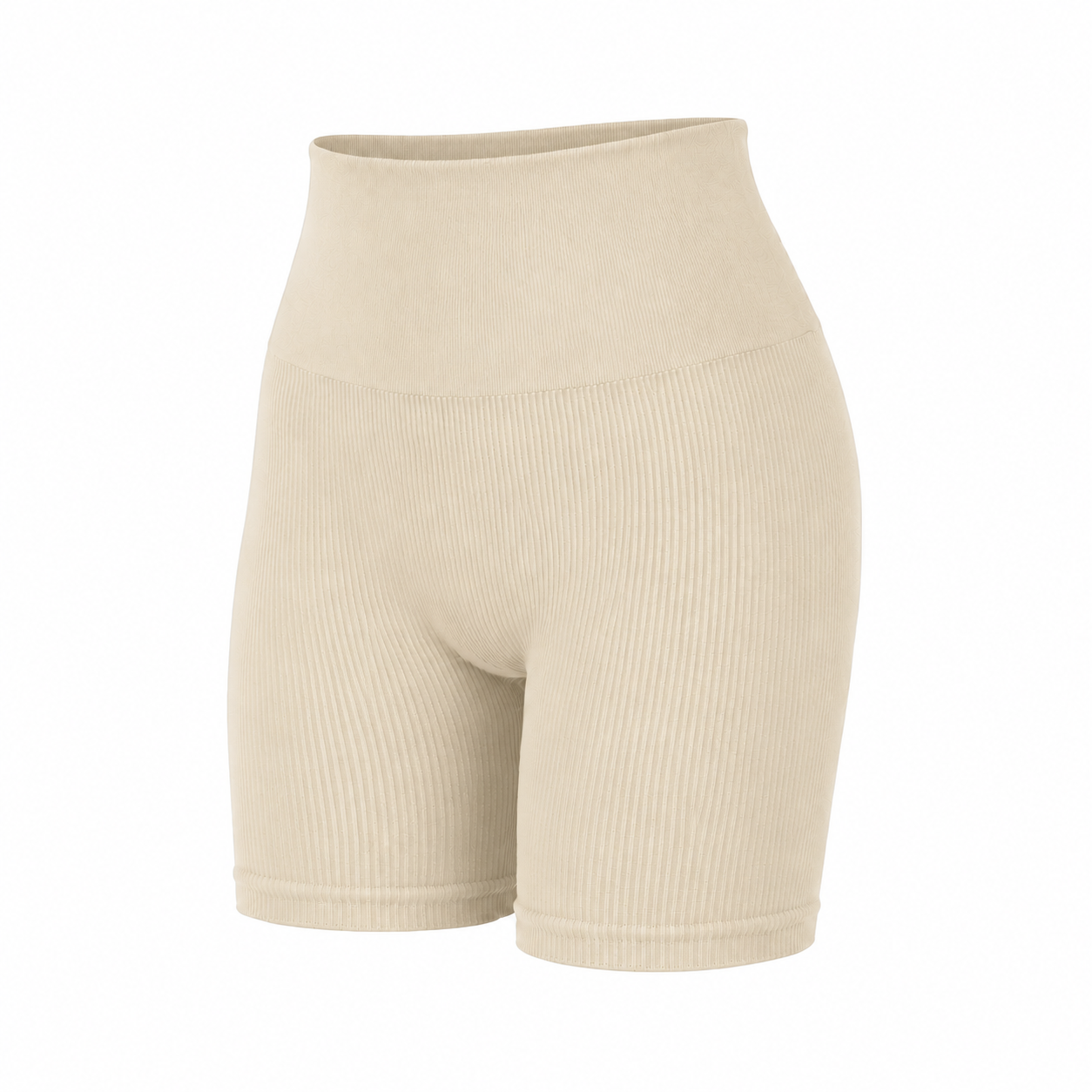 Shorts canalé • Confort • beige claro