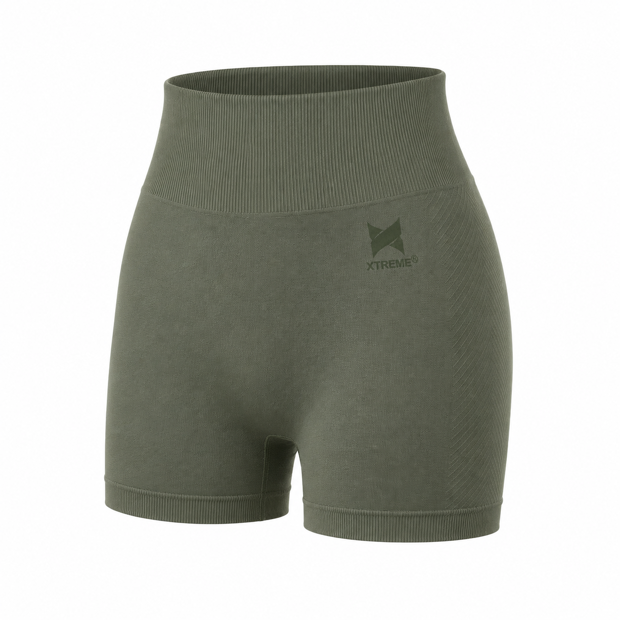 Shorts cortos deportivos • Confort y efecto moldeador • Verde
